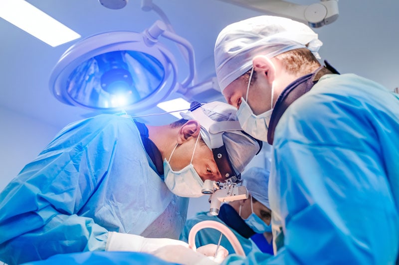 neurosurgeons in the OR